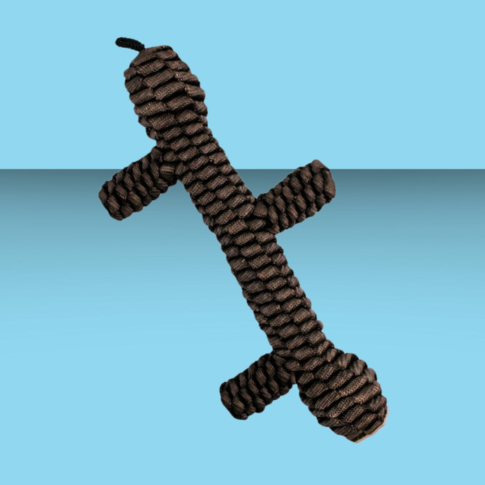 Tall Tails Braided Stick Brown 9"