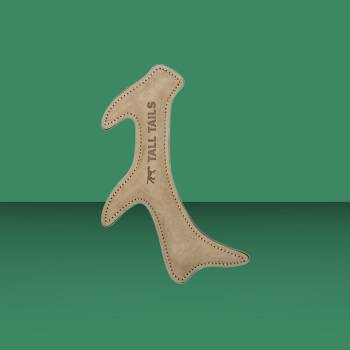 Tall Tails Natural Leather Antler 11"