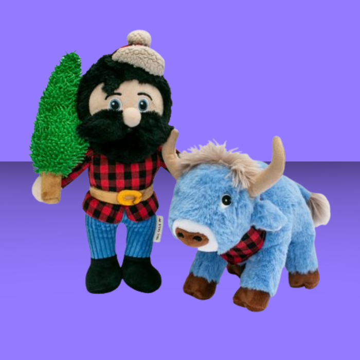 Tall Tails Plush Crunch Blue Ox 10"