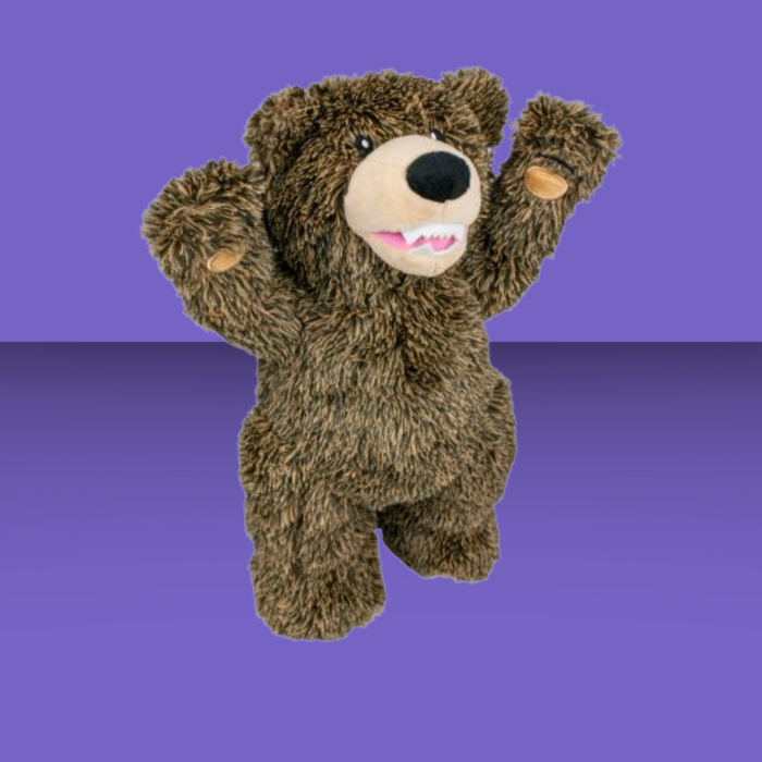 Tall Tails Plush Rope Grizzly 14"