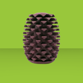 Tall Tails Rubber Pinecone 4"