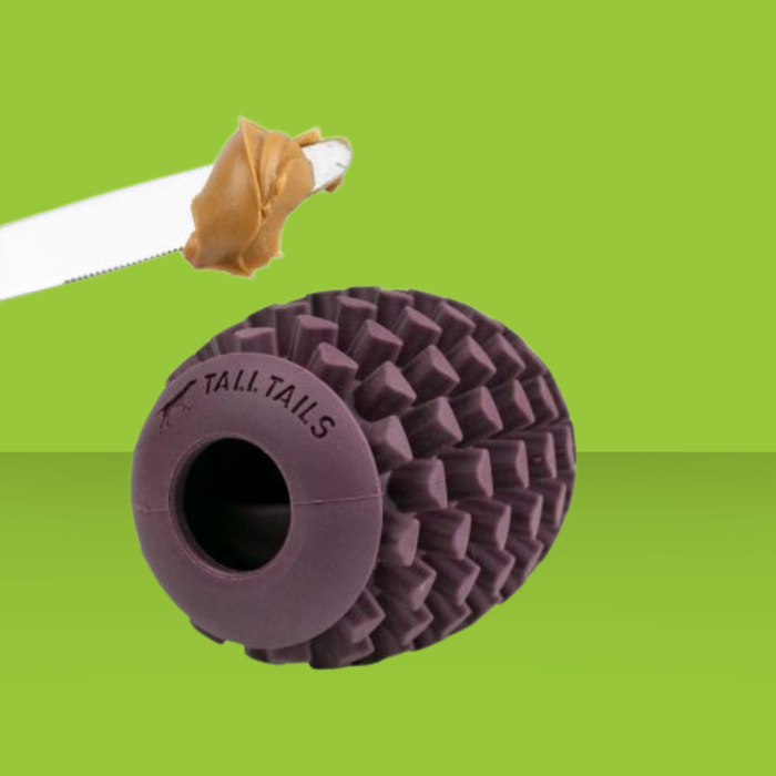 Tall Tails Rubber Pinecone 4"