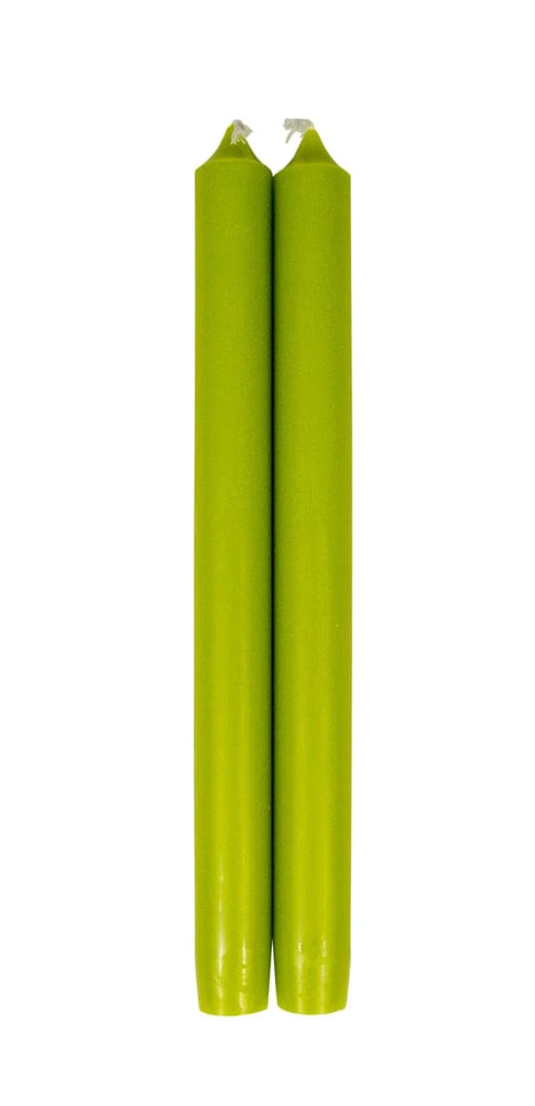 Taper Candle S/2 - Chartreuse