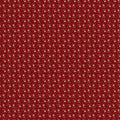 The Colour of Love 80790-7 - Busy Bees - red cotton with tiny white bees
