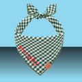 The Foggy Dog Bandana Evergreen Gingham