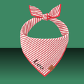 The Foggy Dog Bandana Red Stripe