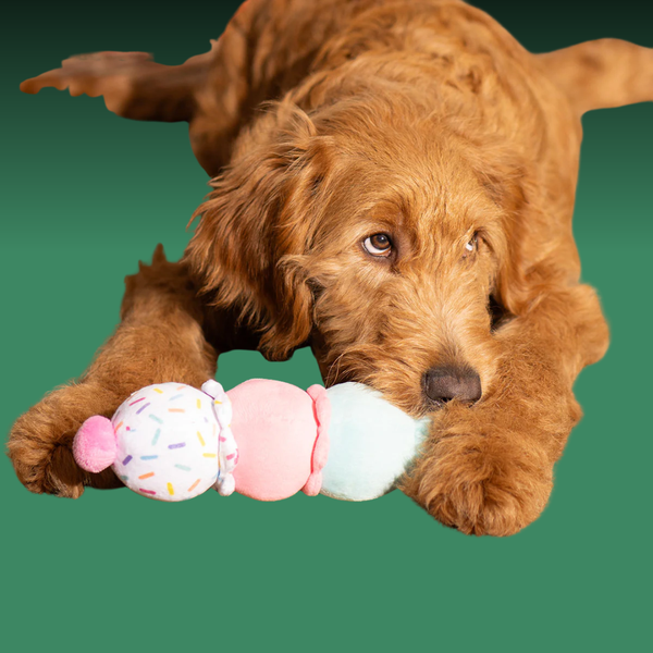 ThoozyPet Birthday 3 Scoop Ice Cream Cone Plush 12"