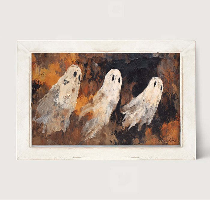 Three Ghosts Flying - Framed Art