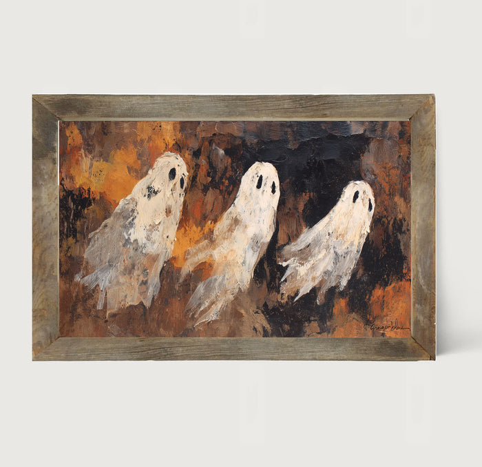 Three Ghosts Flying - Framed Art