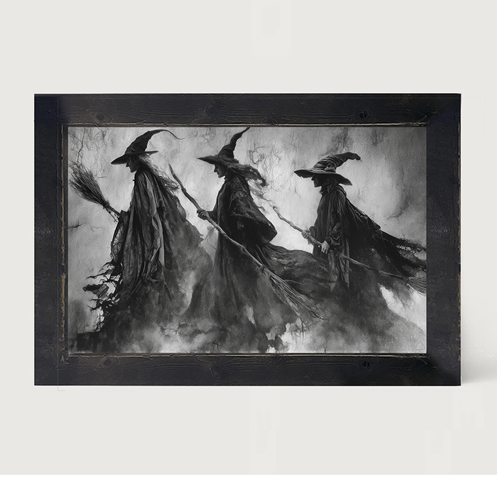 Three Shadow Witches Traveling Together