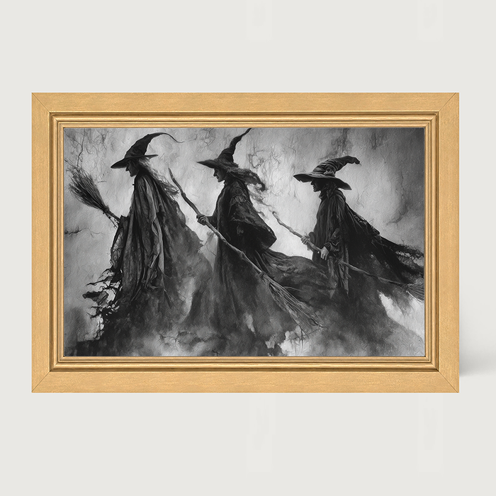 Three Shadow Witches Traveling Together