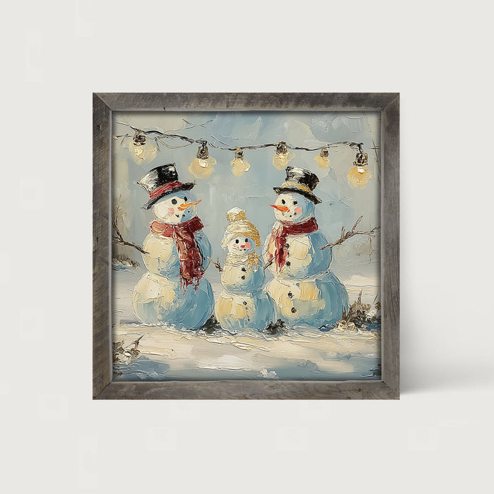 Three Snowmen