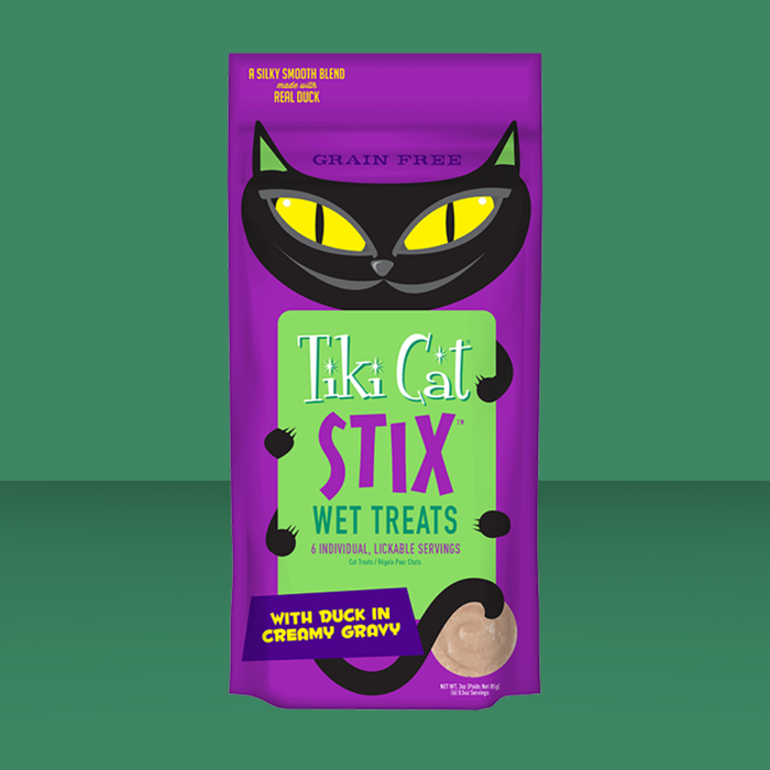 Tiki Cat Stix Mousse Treats Duck 3oz