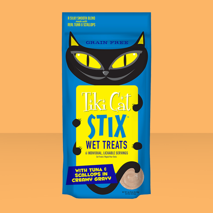Tiki Cat Stix Mousse Treats Tuna & Scallop 3oz