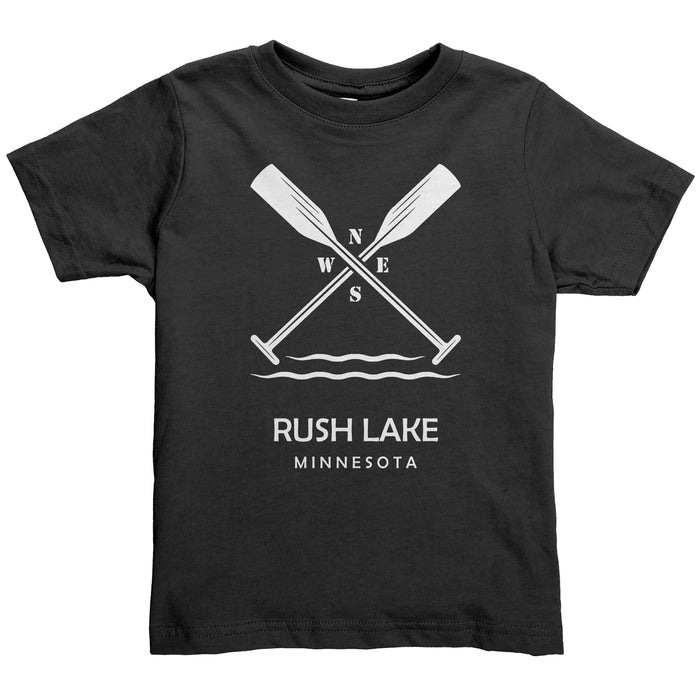 Toddler Rush Lake Paddles Tee, WHT Art