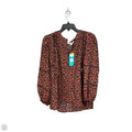 Top 3/4 Sleeve By The Pioneer Woman In Brown & Pink, Size: Xl