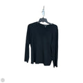 Top Long Sleeve Basic By Eileen Fisher In Black, Size: L