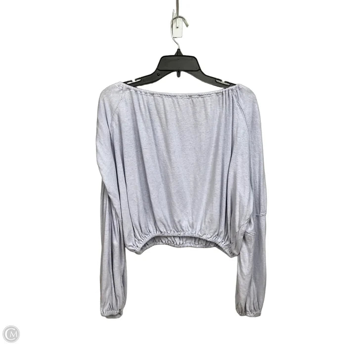 Top Long Sleeve By Free People In Blue, Size: L