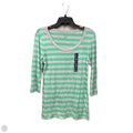 Top Long Sleeve By Gap In Striped Pattern, Size: L