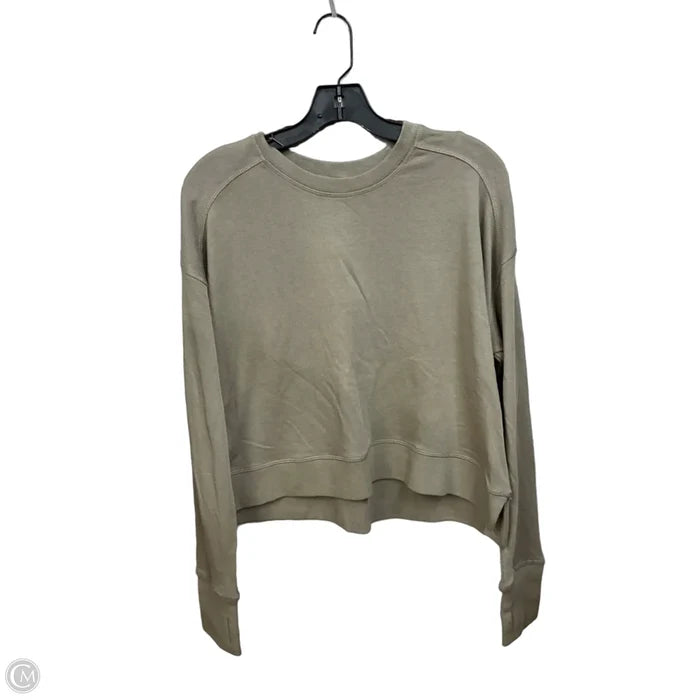 Top Long Sleeve By Mono B In Green, Size: S