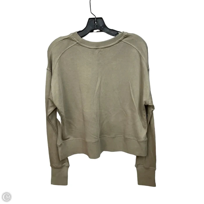 Top Long Sleeve By Mono B In Green, Size: S