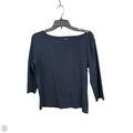 Top Long Sleeve By Talbots In Navy, Size: Mp