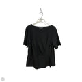 Top Short Sleeve By Eloquii In Black, Size: Xl