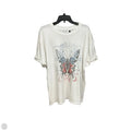 Top Short Sleeve By Girl Dangerous In White, Size: L