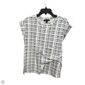 Top Short Sleeve By International Concepts In Grey, Size: S