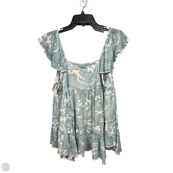 Top Short Sleeve By Torrid In Teal, Size: L