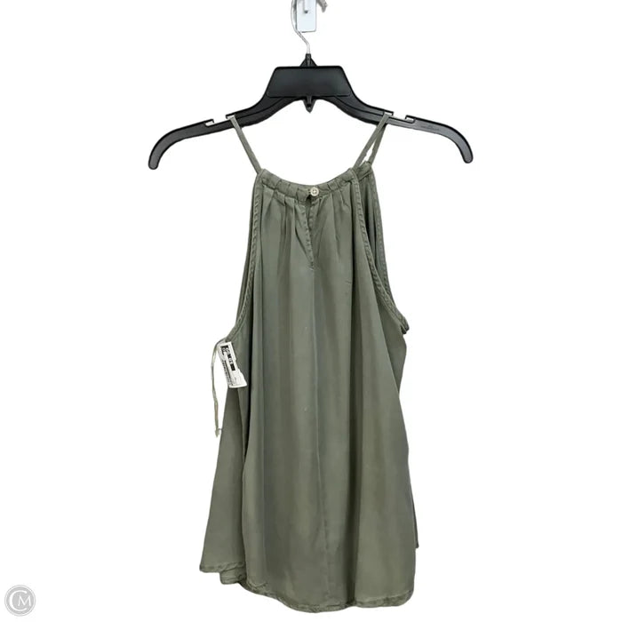 Top Sleeveless By Alya In Green, Size: Xs