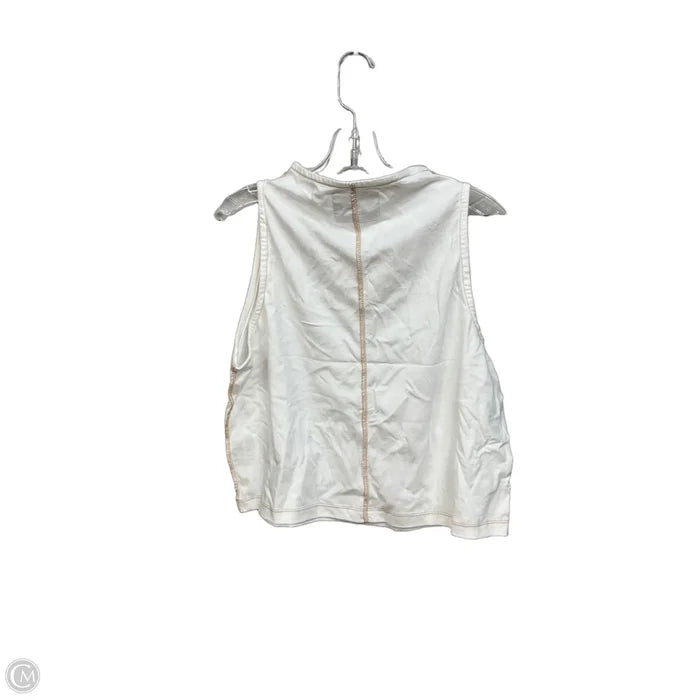 Top Sleeveless By Clothes Mentor In White, Size: Xl