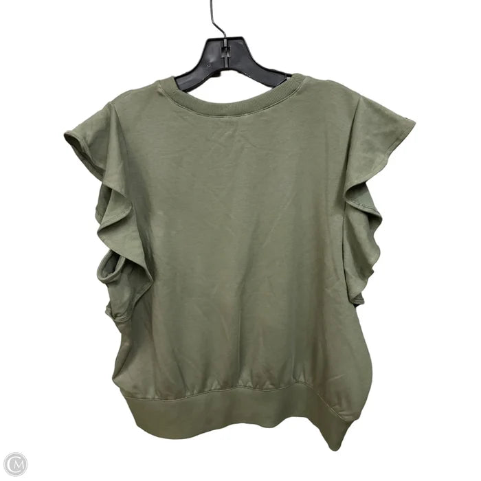 Top Sleeveless By Express In Green, Size: Xl
