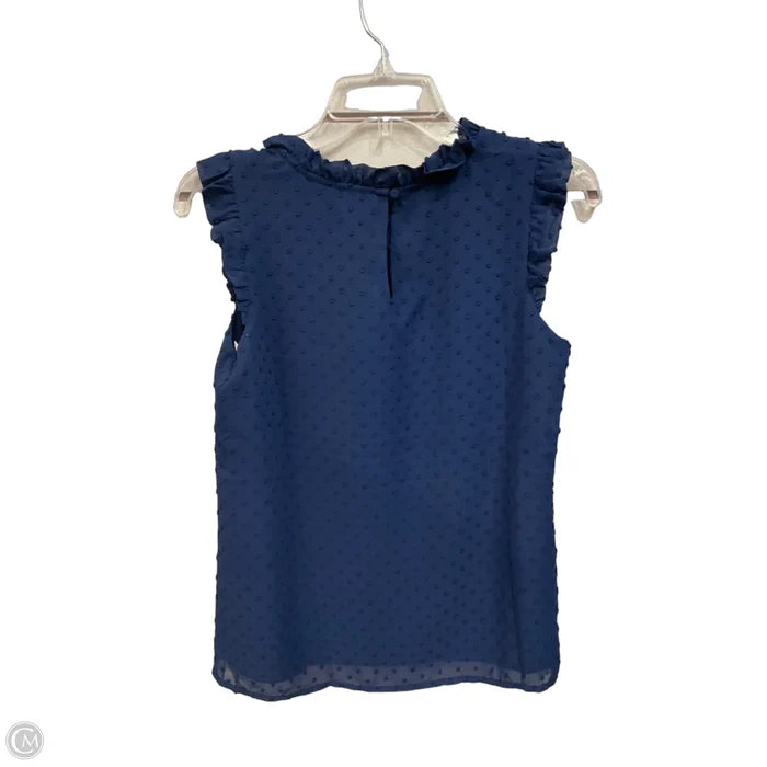 Top Sleeveless By J. Crew In Navy, Size: Xs