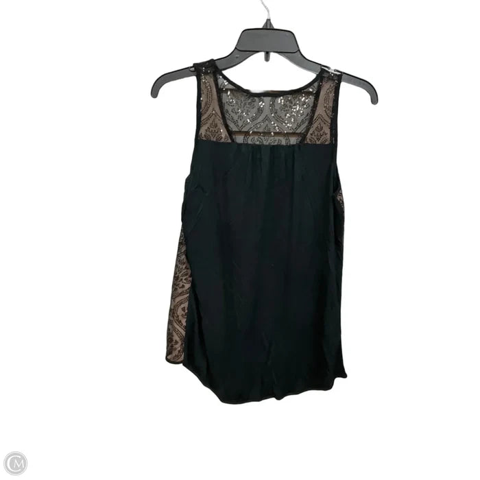 Top Sleeveless By Limited In Black, Size: S