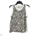 Top Sleeveless By Loft In Animal Print, Size: S