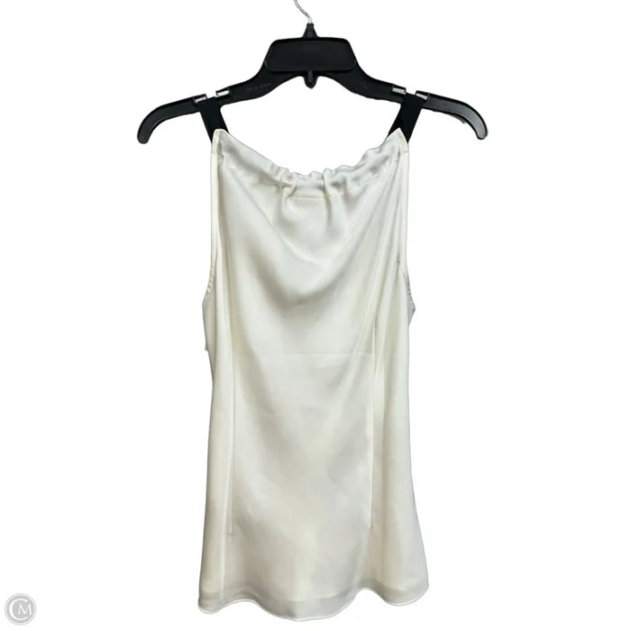 Top Sleeveless By Loft In Black & White, Size: S