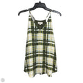 Top Sleeveless By Loft In Plaid Pattern, Size: Xs