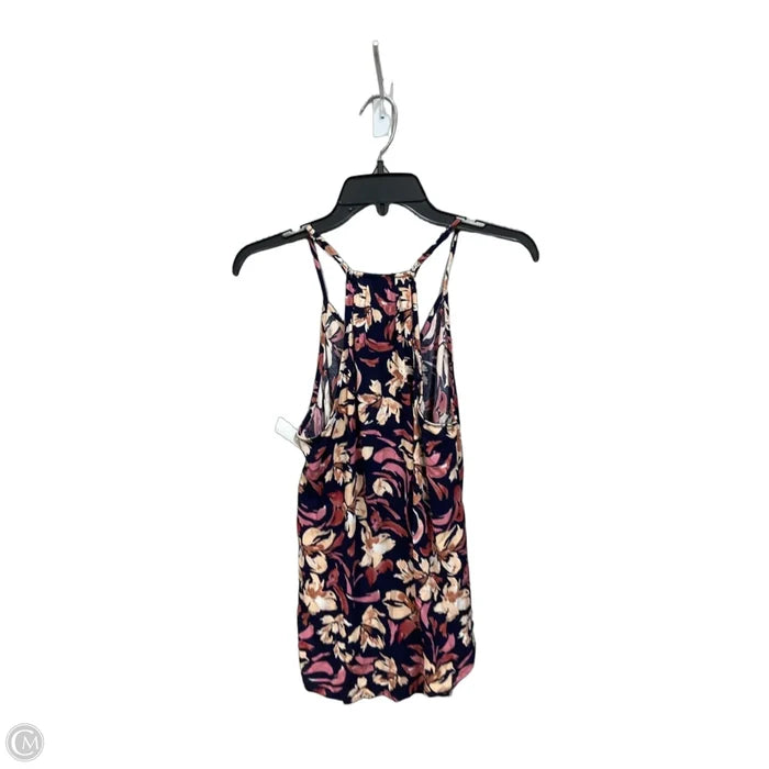 Top Sleeveless By Market & Spruce In Floral Print, Size: S