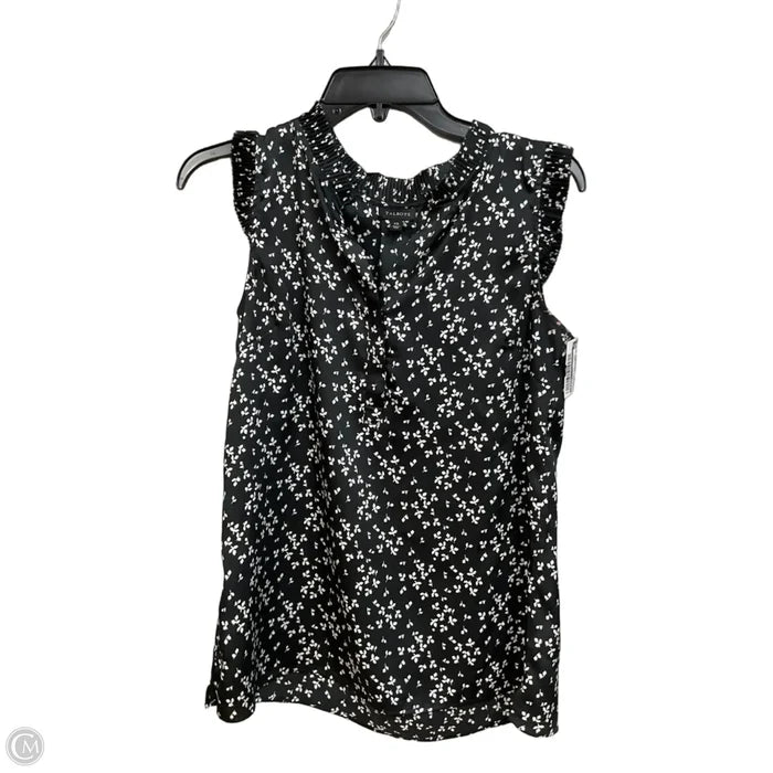 Top Sleeveless By Talbots In Floral Print, Size: Xs