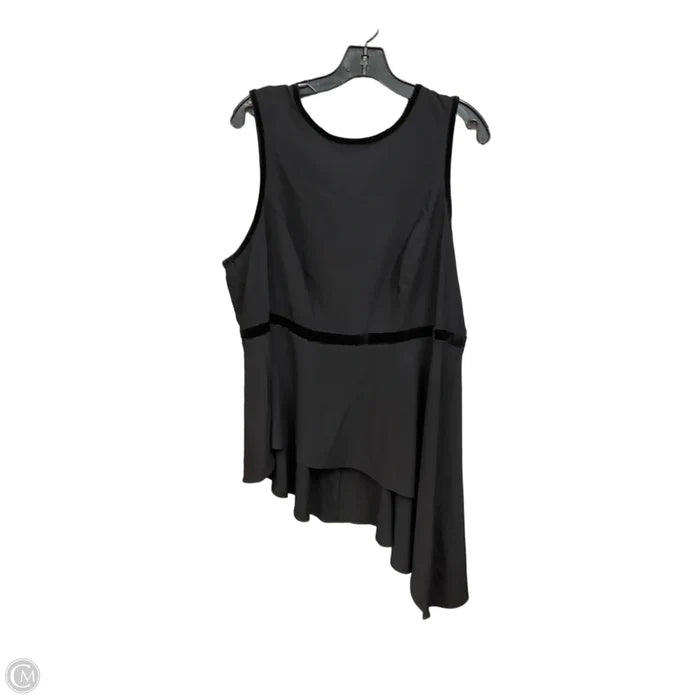 Top Sleeveless By Torrid In Black, Size: 2x