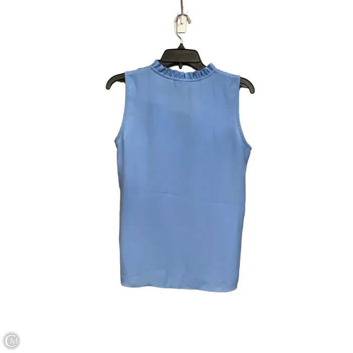 Top Sleeveless Designer By Karl Lagerfeld In Blue, Size: S