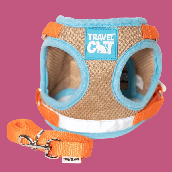 Travel Cat Harness and Leash Set Oasis S
