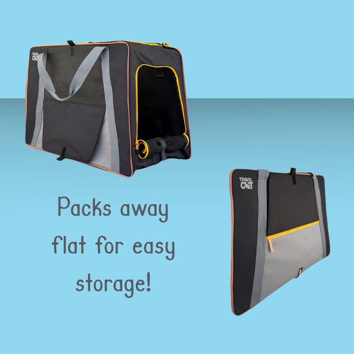 Travel Cat The Pack N' Paw Collapsible Cat Crate and Carrier