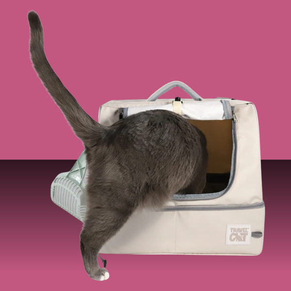 Travel Cat The Porta-Pawty+ Covered Travel Litter Box