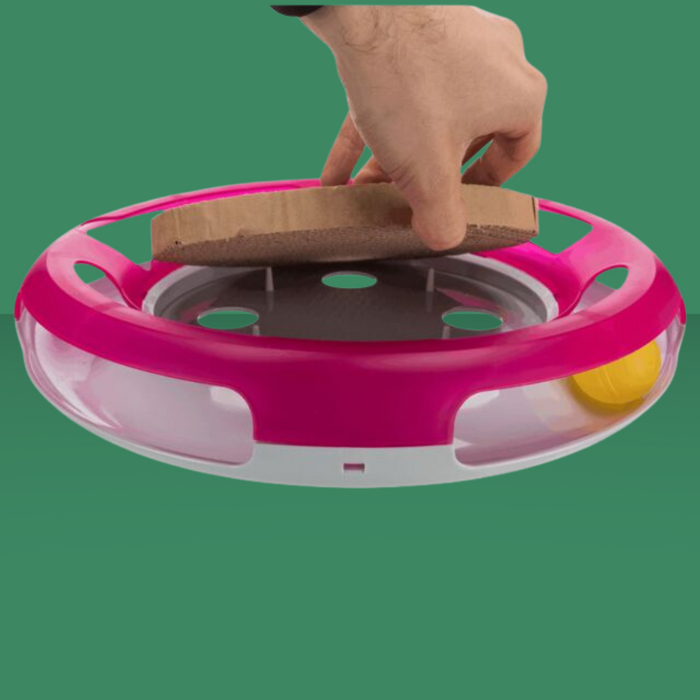 Trixie Cat Activity Race & Scratch