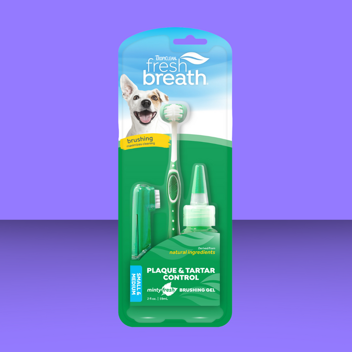 Tropiclean Fresh Breath Start Kit Small Dog S