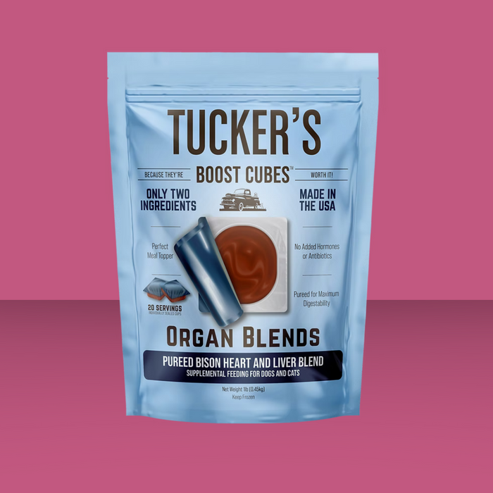 Tucker's Boost Cubes Bison Heart & Liver 1#