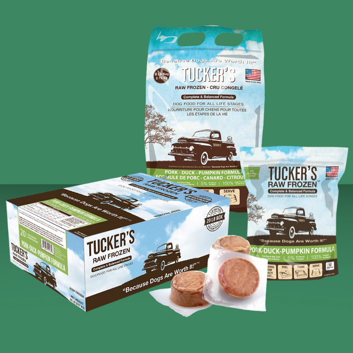 Tucker's Pork Duck & Pumpkin Patties 6#