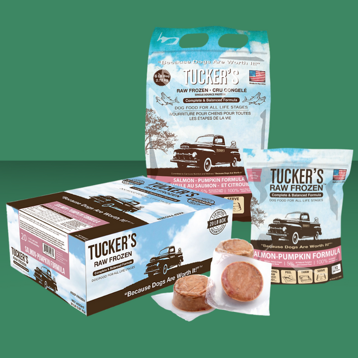 Tucker's Salmon & Pumpkin Patties 6#